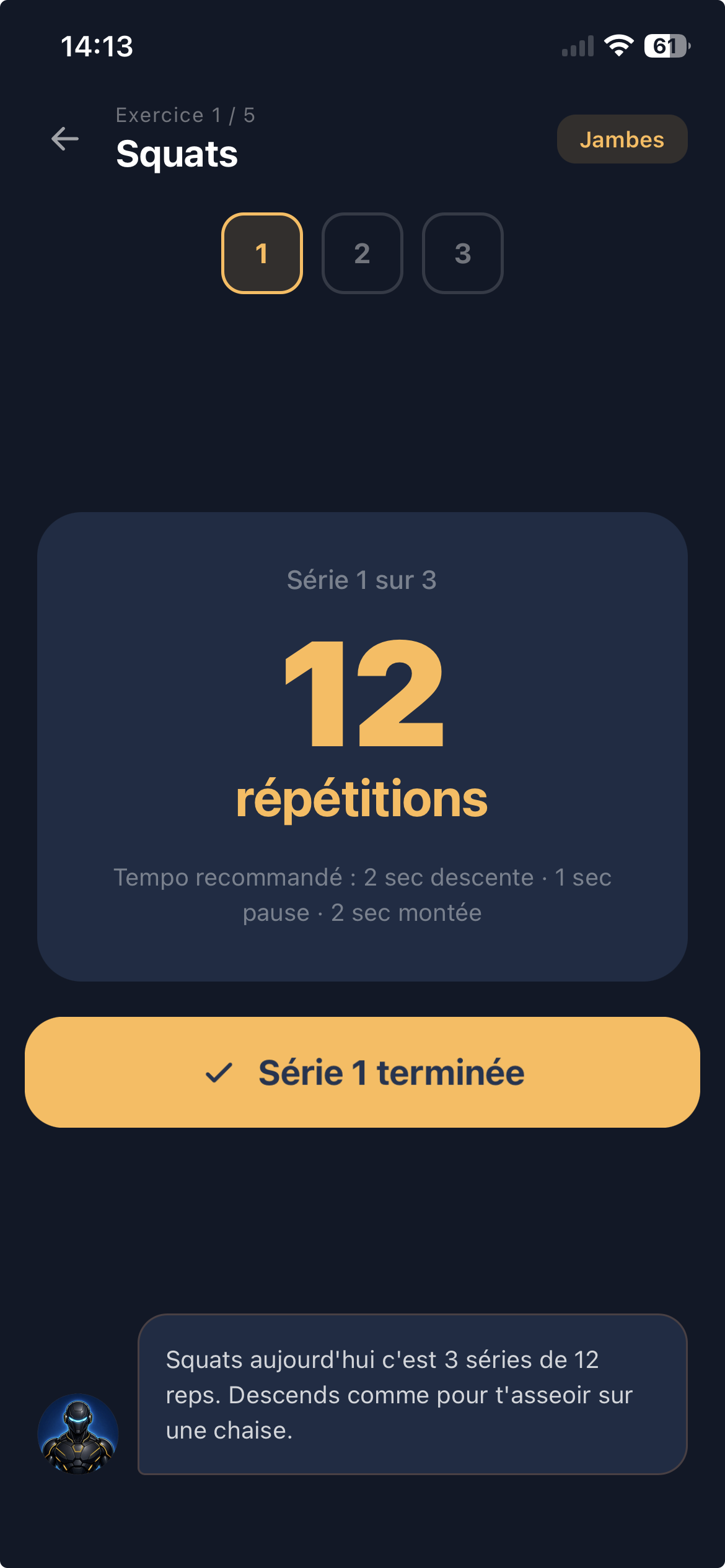 Séance en cours